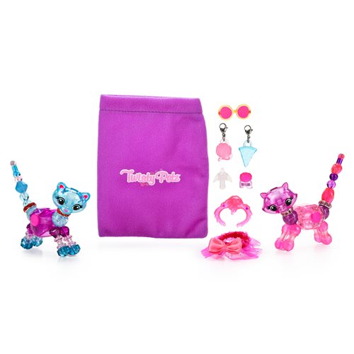 Twisty Petz Blingz Kitty and Cat Bracelet Set Case