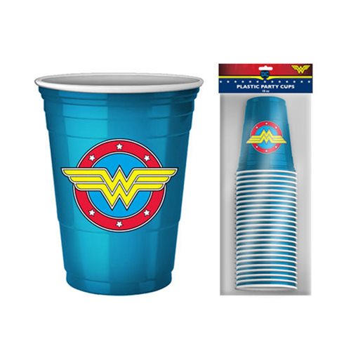 Wonder Woman 18 oz. Disposable Party Cups 20-Pack