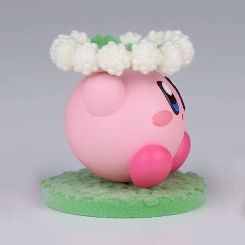 Kirby Play in the Flowers Version B Fluffy Puffy Mini-Figure