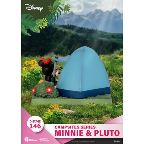 Disney Campsites Series Minnie Mouse and Pluto DS-146 D-Stage Statue