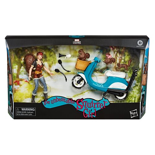 Marvel Legends The Unbeatable Squirrel Girl 6-Inch Action Figure with Vespa Vehicle