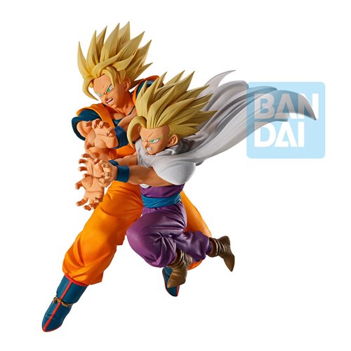 Dragon Ball Z Son Goku and Son Gohan Spectacle Battle Ichibansho Statue
