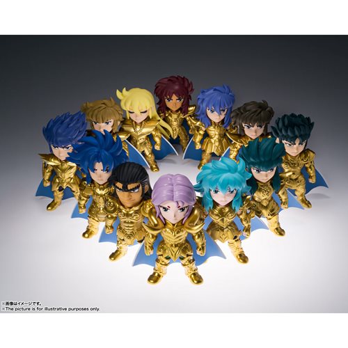 Saint Seiya ARTlized The Supreme Gold Saints Assemble Tamashii Nations Box Mini-Figures 12-Pack