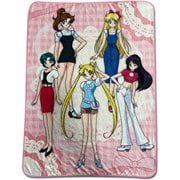 Sailor Moon Star S Main Character Group Throw Blanket