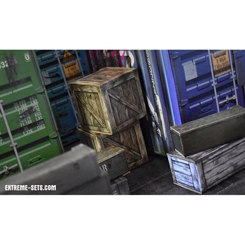Container Pack Pop-Up 1:12 Scale Diorama