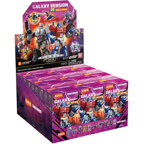 Transformers Galaxy GV06 Transformers Parallel Universe Blokees 4-Inch Blind Box Model Kit Case of 9