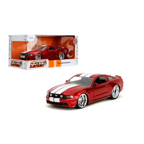 Bigtime Muscle 2010 Red Ford Mustang GT 1:24 Scale Die-Cast Metal Vehicle