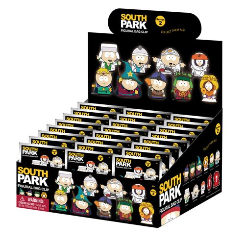 South Park Series 2 3D Foam Bag Clip Random 6-Pack