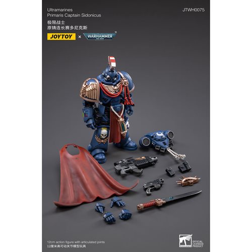 Joy Toy Warhammer 40,000 Ultramarines Primaris Captain Sidonicus 1:18 Scale Action Figure