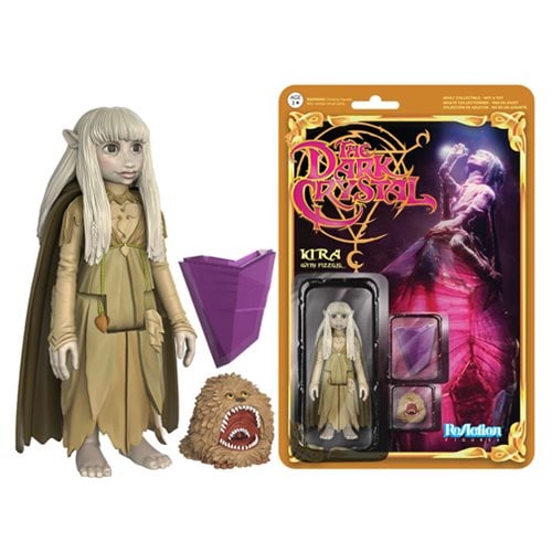 Dark Crystal Kira and Fizzgig ReAction 3 3/4-Inch Retro Action Figure