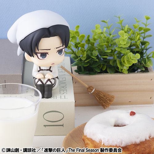 Attack on Titan Levi Cleaning Up Version Look Up Series Statue