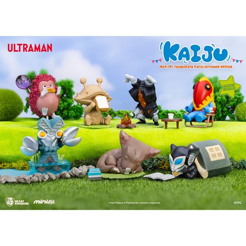 Ultraman Tsuburaya Kaiju Outdoor Series MEA-101 Mini-Figure Blind Box Case of 6