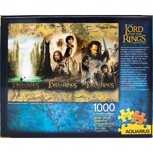 Lord of the Rings Triptych 1000-Piece Puzzle