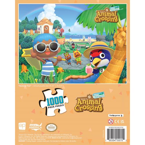 Animal Crossing: New Horizons Summer Fun 1,000-Piece Puzzle