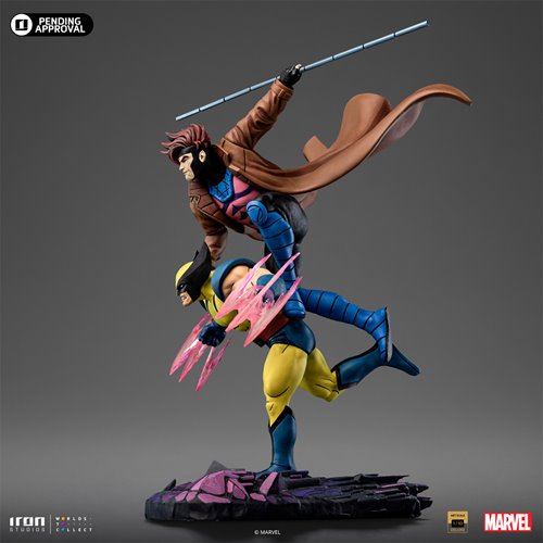 X-Men '97 Gambit and Wolverine 1:10 Deluxe Art Scale Limited Edition Statue