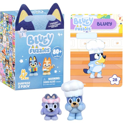 Bluey Fuzzies Series 14 Surprise Mini-Figure 2-Pack Case of 23