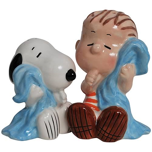 Peanuts Snoopy and Linus Salt and Pepper Shakers