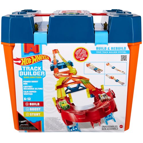 Hot Wheels Track Builder Unlimited Power Boost Box Playset