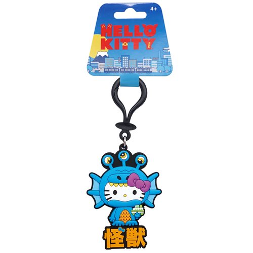 Hello Kitty Sea Kaiju Soft Touch PVC Bag Clip
