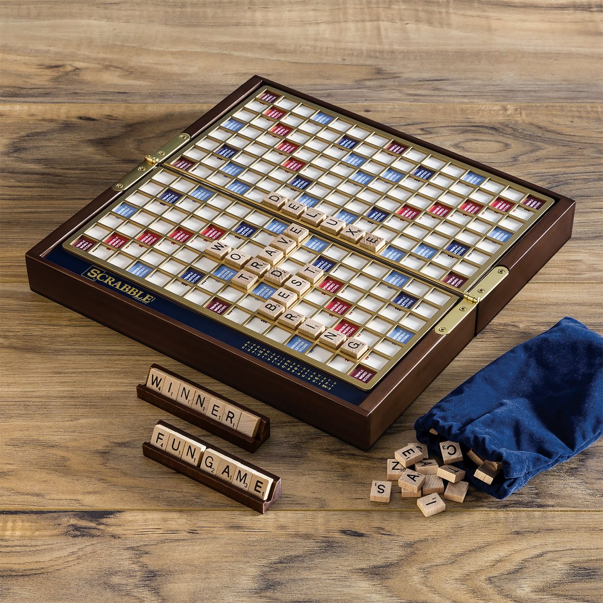 Scrabble Deluxe Travel Edition Game - Entertainment Earth