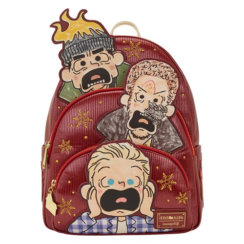 Home Alone Triple Pocket Mid-Size Backpack