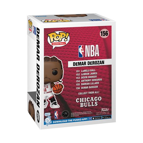 NBA Bulls DeMar DeRozan Pop! Vinyl Figure