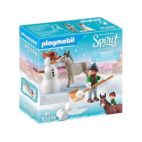 Playmobil 70398 Spirit Riding Free Snow Time with Snips and Senor Carrots