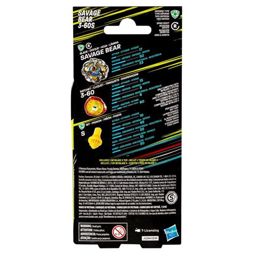 Beyblade X Booster Single Tops Wave 2 Set of 4