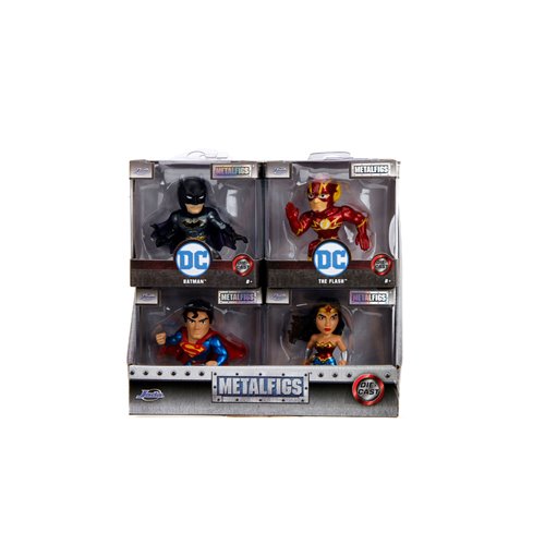 DC Wave 1 MetalFigs 2 1/2-Inch Die-Cast Metal Mini-Figure Set of 4