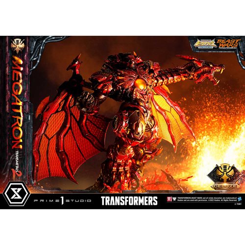 Transformers: Beast Wars Megatron Transmetal 2 Deluxe Version Premium Masterline Statue