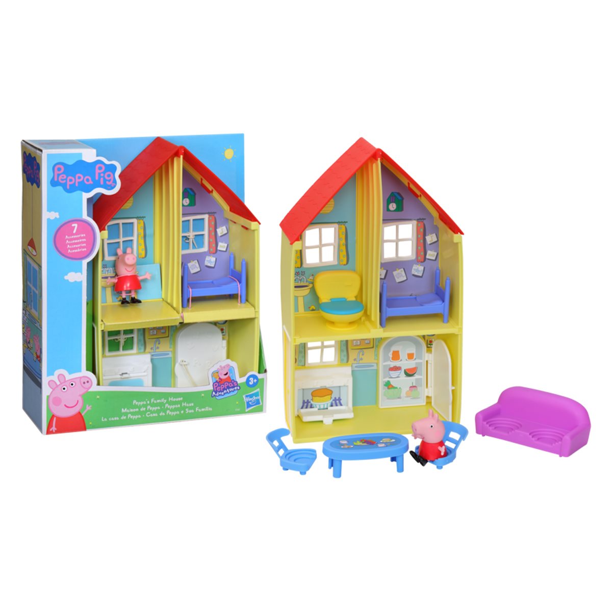 NEW Peppa Pig Peppa's Adventures Peppa's Family House Playset