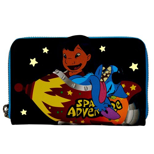 Lilo and Stitch Space Adventure Zip-Around Wallet
