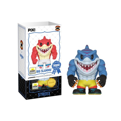 Street Sharks Big Slammu Pix! Vinyl Figure - 2026 Convention Exclusive