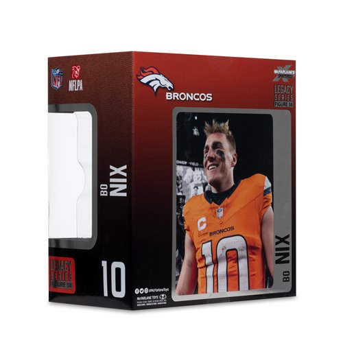 NFL SportsPicks 2025 Denver Broncos Bo Nix 7-Inch Scale Posed Figure