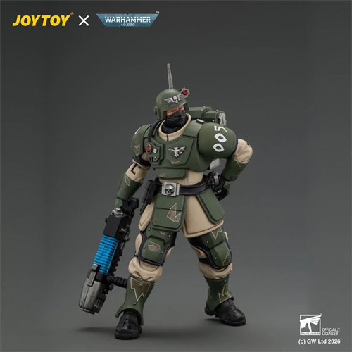 Joy Toy Warhammer 40,000 Astra Militarum Kasrkin 4 with Plasma Gun Action Figure