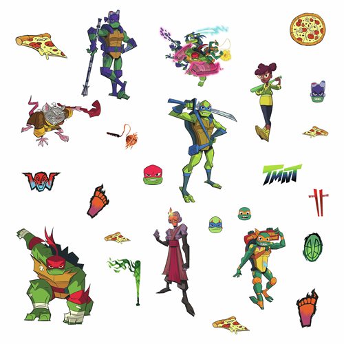 Rise of the TMNT Peel and Stick Wall Decals