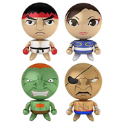 Street Fighter Series 3 Bobble Budd Bobble Head Set