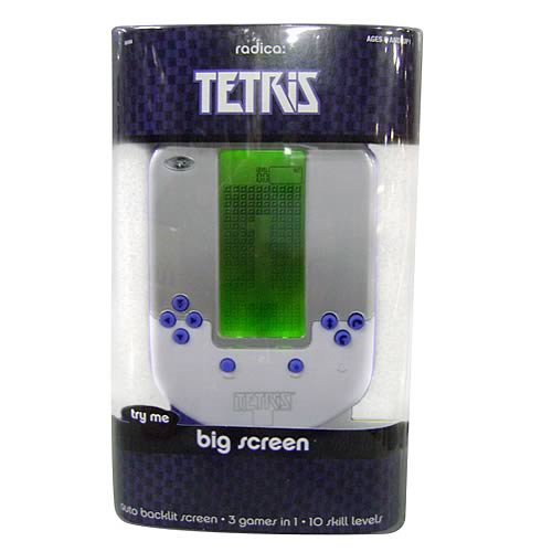 Radica Big Screen Lighted TETRIS 2010 Video Game for sale online