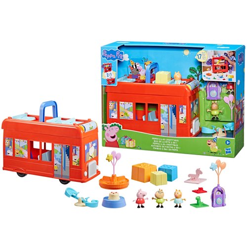 Peppa Pig 2-in-1 Party Bus Playset