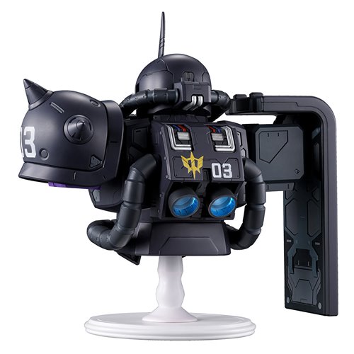 Mobile Suit Gundam Zaku II Black Tri-stars Universal Century Saga Interlude Bustisan Ichibansho Stat