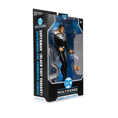 DC Multiverse Superman Black Suit Superman: The Animated Series  7-Inch Scale Action Figure