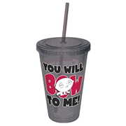 Family Guy Stewie You Will Bow to Me Gray Acrylic Travel Cup