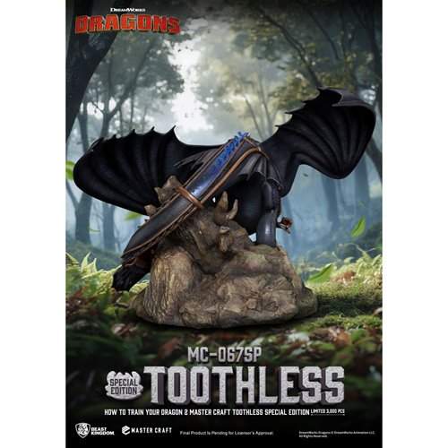 How to Train Your Dragon 2 Toothless MC-067SP Master Craft Statue