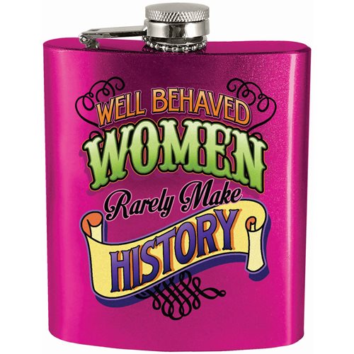Well Behaved Woman Hip Flask