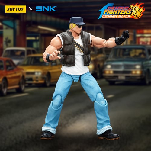 Joy Toy King of Fighters '98 Ultimate Match Ikari Warriors Team Clark Still 1:18 Scale Action Figure