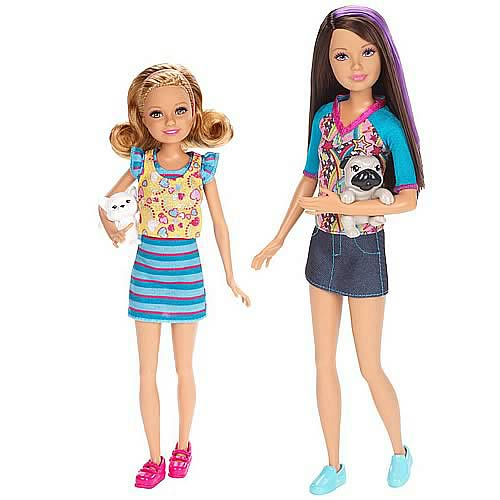 barbie sisters doll set