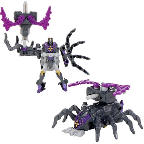 Transformers Cyberworld Airachnid Armored Cyber Changers 4-Inch Action Figure
