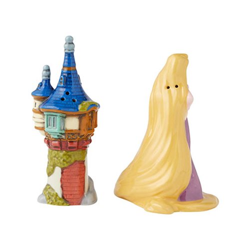 Tangled Rapunzel and Tower Salt and Pepper Shaker Set