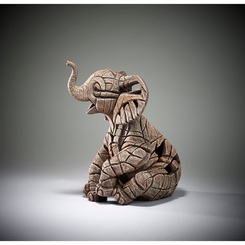 Edge Sculpture Elephant Calf Figure by Matt Buckley Statue