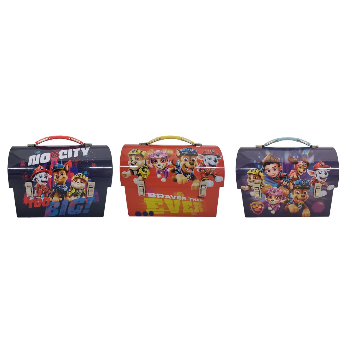 PAW PATROL: The Movie Workman's Tin Lunch Box (Marshall, Chase and Rubble)